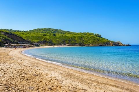 Mandraki Beach Skiathos: The Remote Sandy Bay on the Northwest Coast